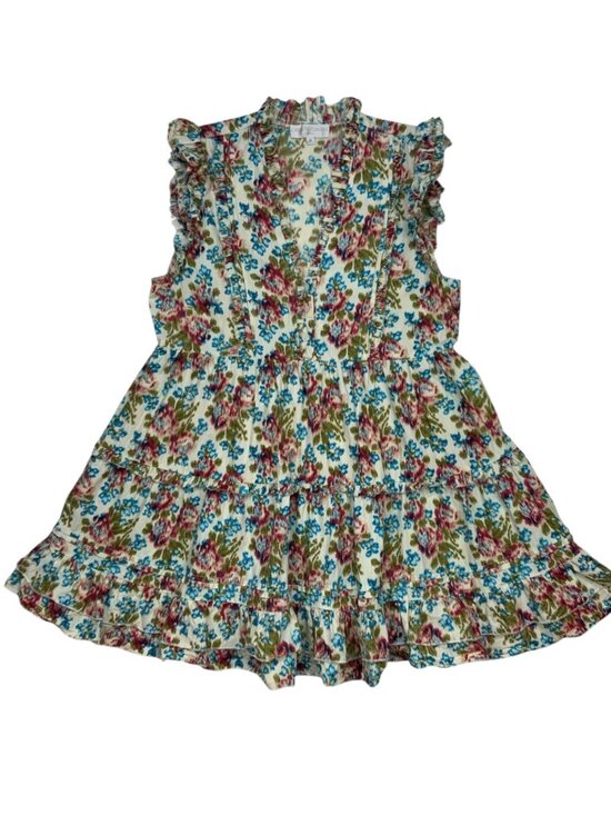 Caroline Constas Khaleesi Dress M Floral Ruffle - Picture 13 of 13